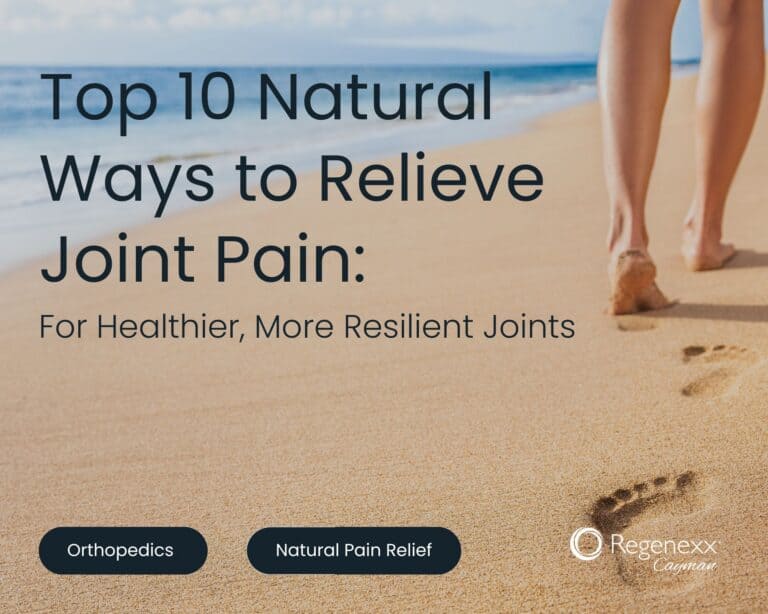 Natural joint pain relief through gentle movement and walking on the beach